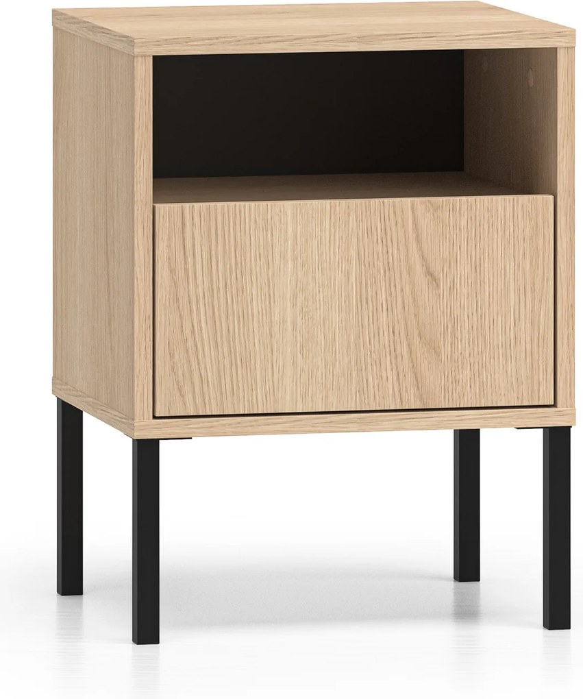 Nočný stolík Harmona 40 cm - dub lindberg