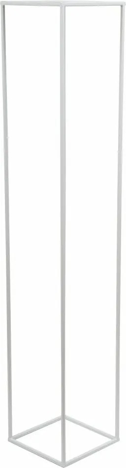 STOJAN NA KVETINÁČ SIMPLE 130X24X24 CM BIELA