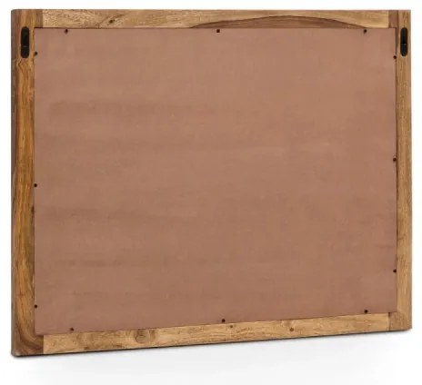 furniture-nabytek.cz - Masívne kúpeľňové zrkadlo Lagos z palisandrového dreva, lakované, hnedé – 80×60 cm