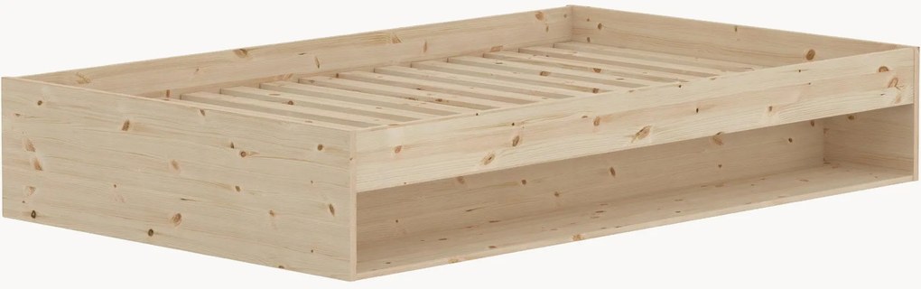 Detská posteľ z borovicového dreva Grow