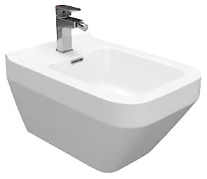 Cersanit Crea WC bidet závesný hranatý, biela, K114-010