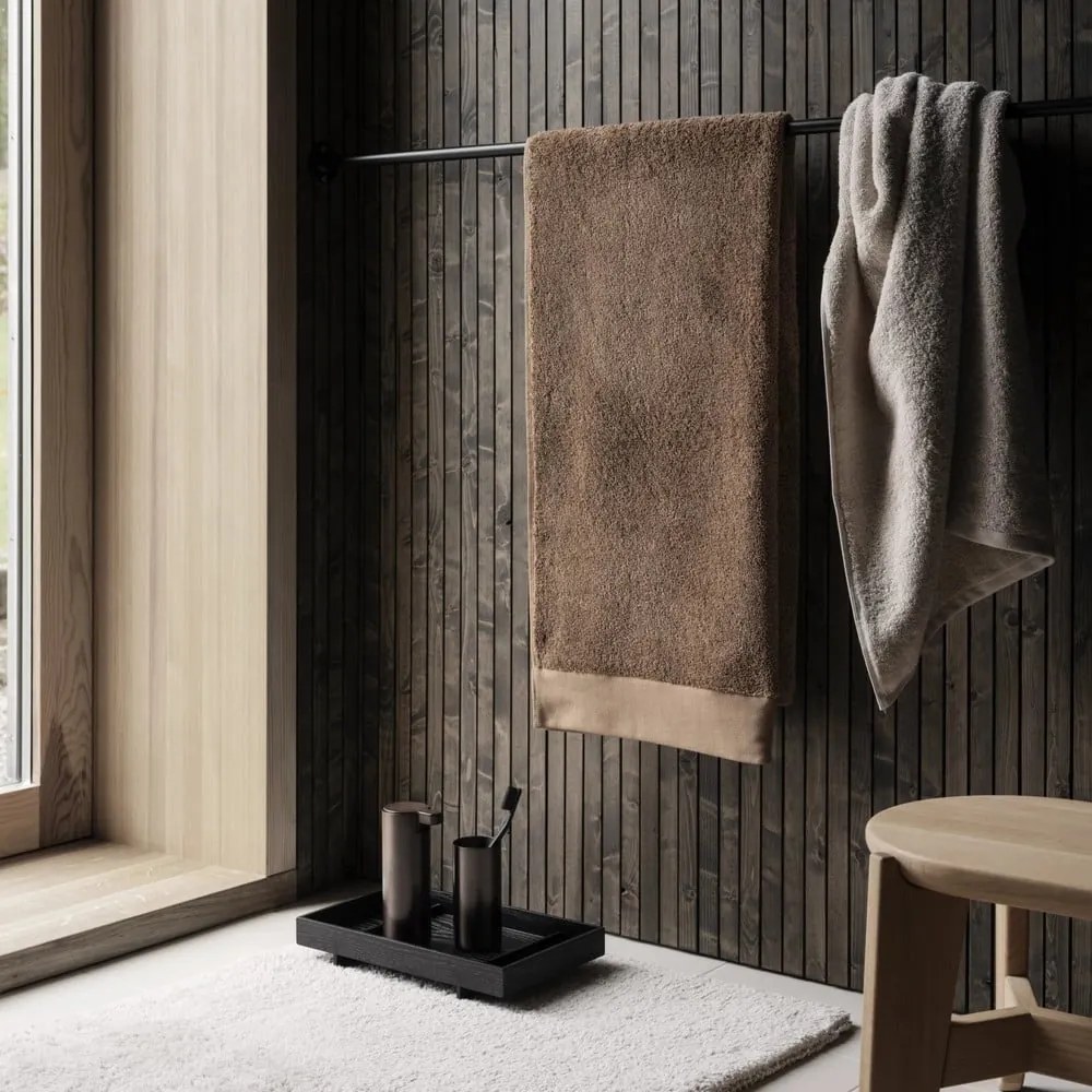 Tmavohnedý téglik na zubné kefky z nerezovej ocele MODO – Blomus