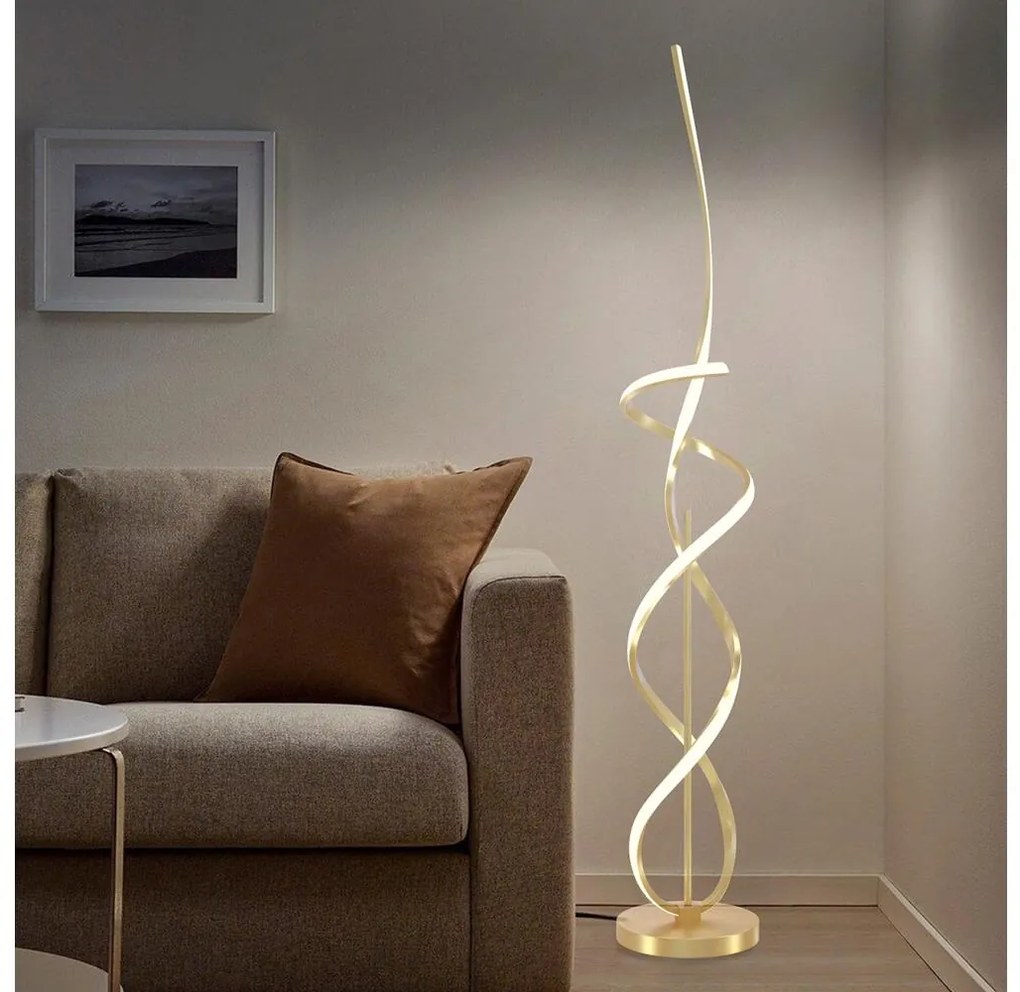 ONLI - LED Stojacia lampa KIRA LED/31W/230V 4000K zlatá