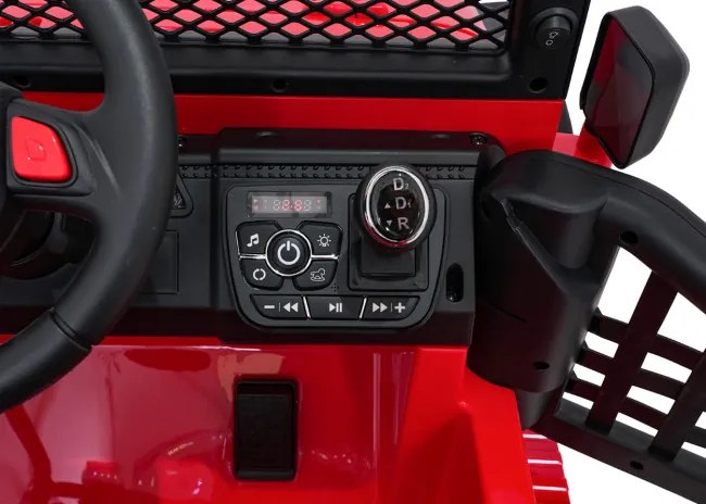 Elektrické autíčko Jeep BEAST 4x4 červené