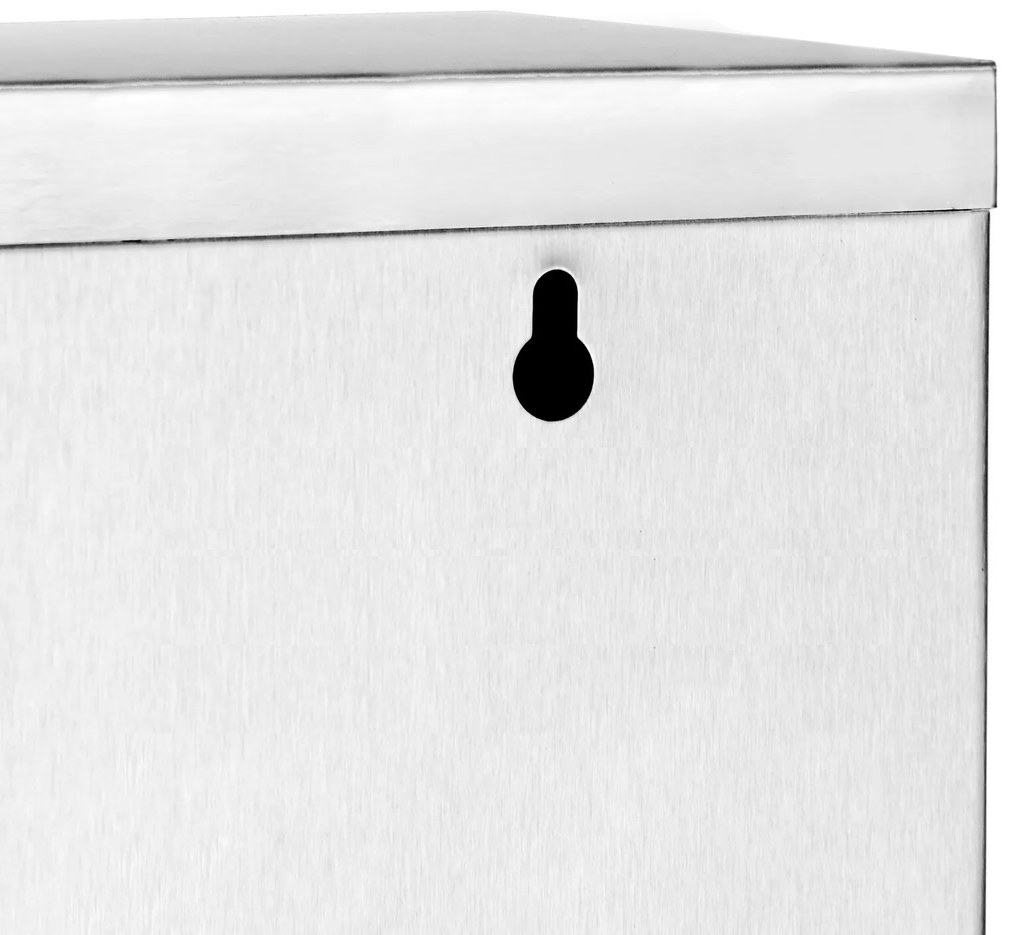 Nástenná lekárnička SAVE, 25x12x48,5cm, strieborná Monzana