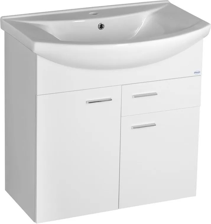 Zoja 51075A umývadlová skrinka 71,5x74x34 cm, biela