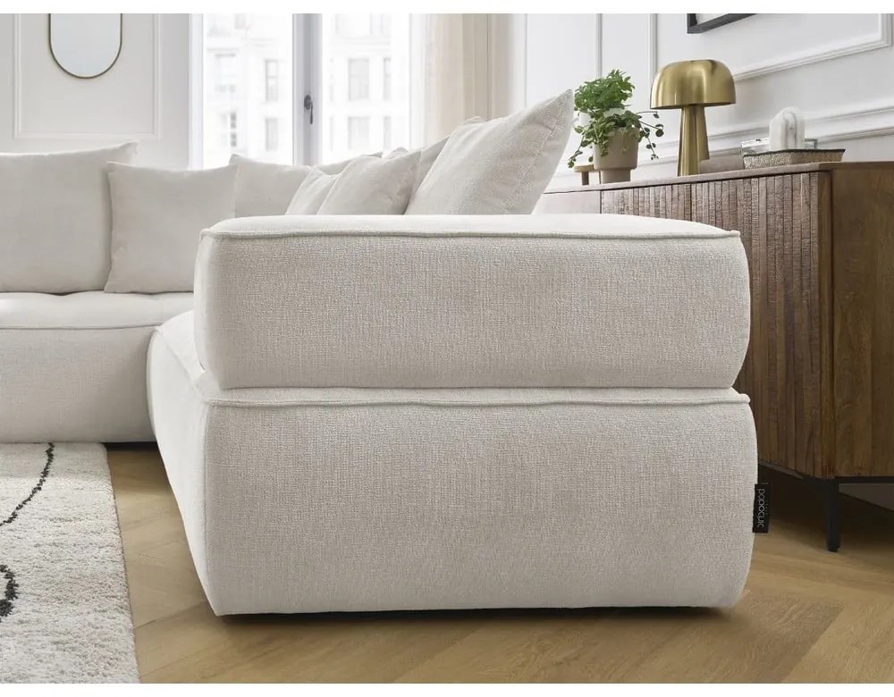 Béžová ženilková rohová pohovka (ľavý roh/do L) Whesley – Bobochic Paris