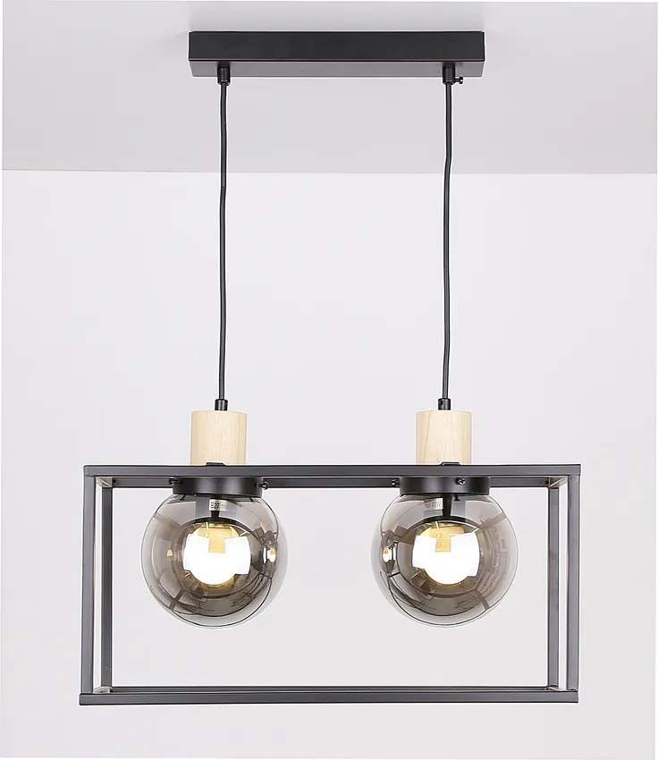 Candellux Závesný luster Retro pre žiarovku 2x E27 32-00750