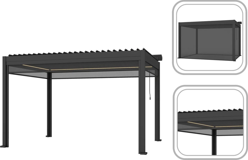 ZIP BLIND PRE HLINÍKOVÚ PERGOLU 4 M *0586