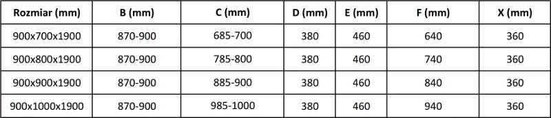 Mexen Apia, sprchový kút s posuvnými dverami 90 (dvere) x 100 (stena) cm, 6mm číre-pásy sklo, chrómový profil, 840-090-100-01-20