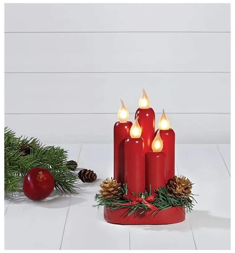 Červená vianočná svetelná dekorácia Hanna – Markslöjd