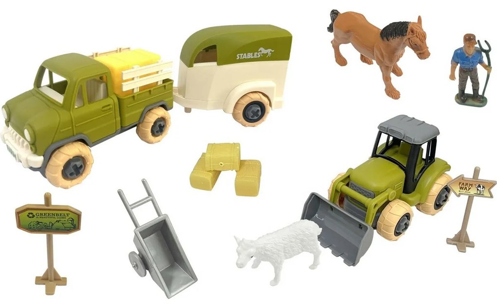 Stavebnica Farma traktor