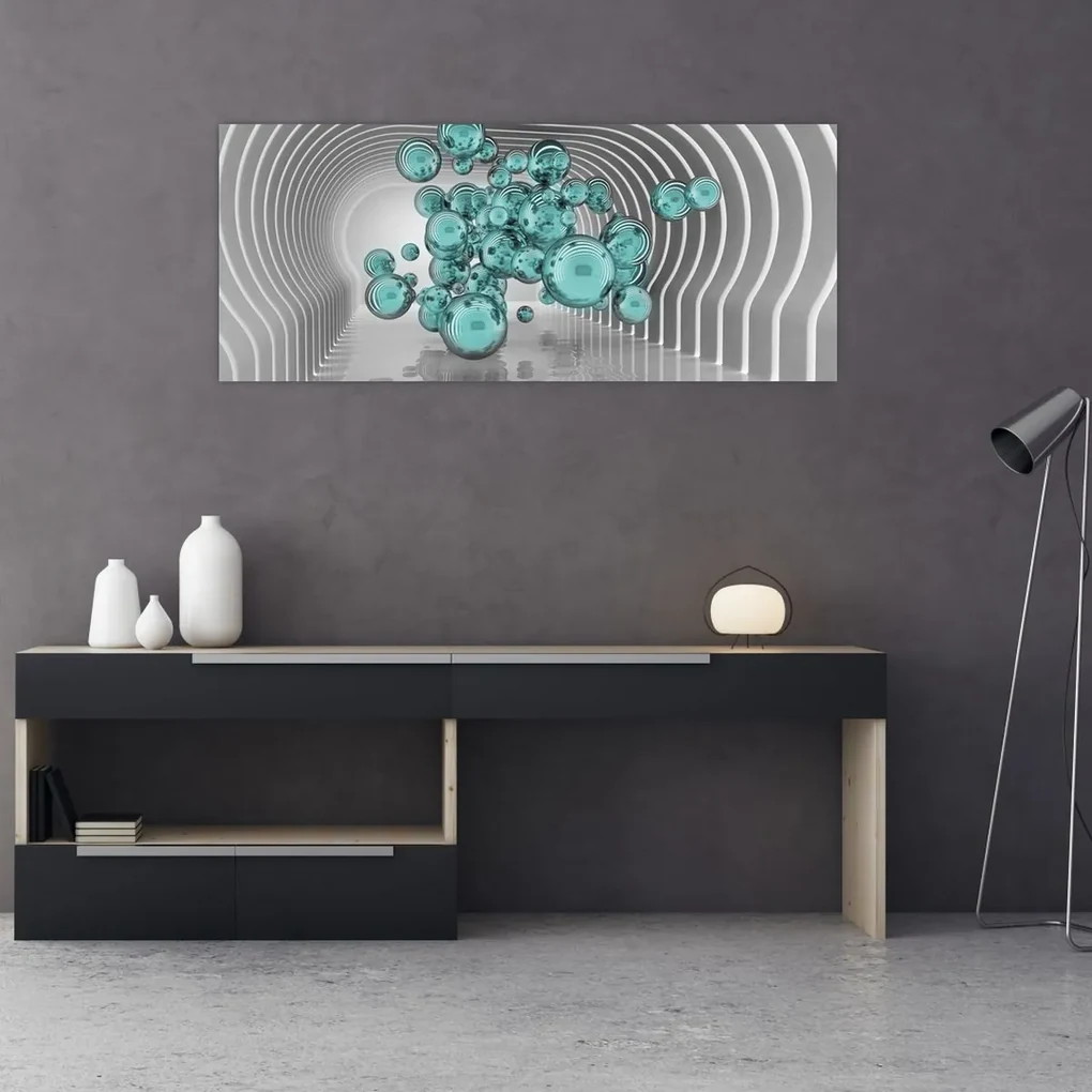 Obraz - Bubliny (120x50 cm)