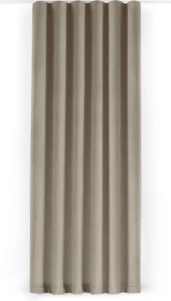 Béžový zamatový dimout záves 530x225 cm Velto – Filumi