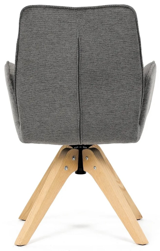 Jedálenská stolička DCH-C2148 GREY2 s vodoodolnýmpoťahom