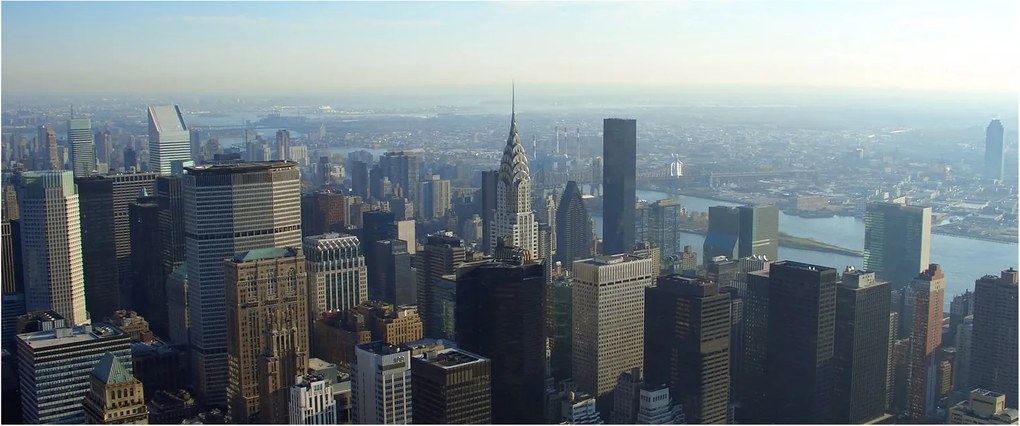 Obraz - Manhatten vo dne (120x50 cm)