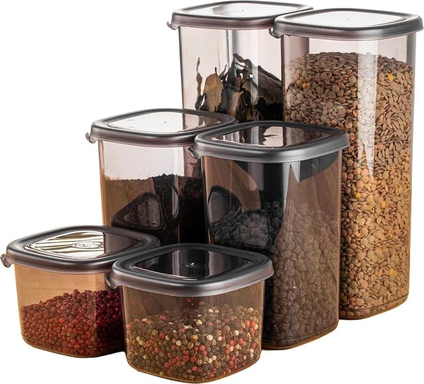 Dózy v súprave 6 ks na potraviny Fresco – Hermia