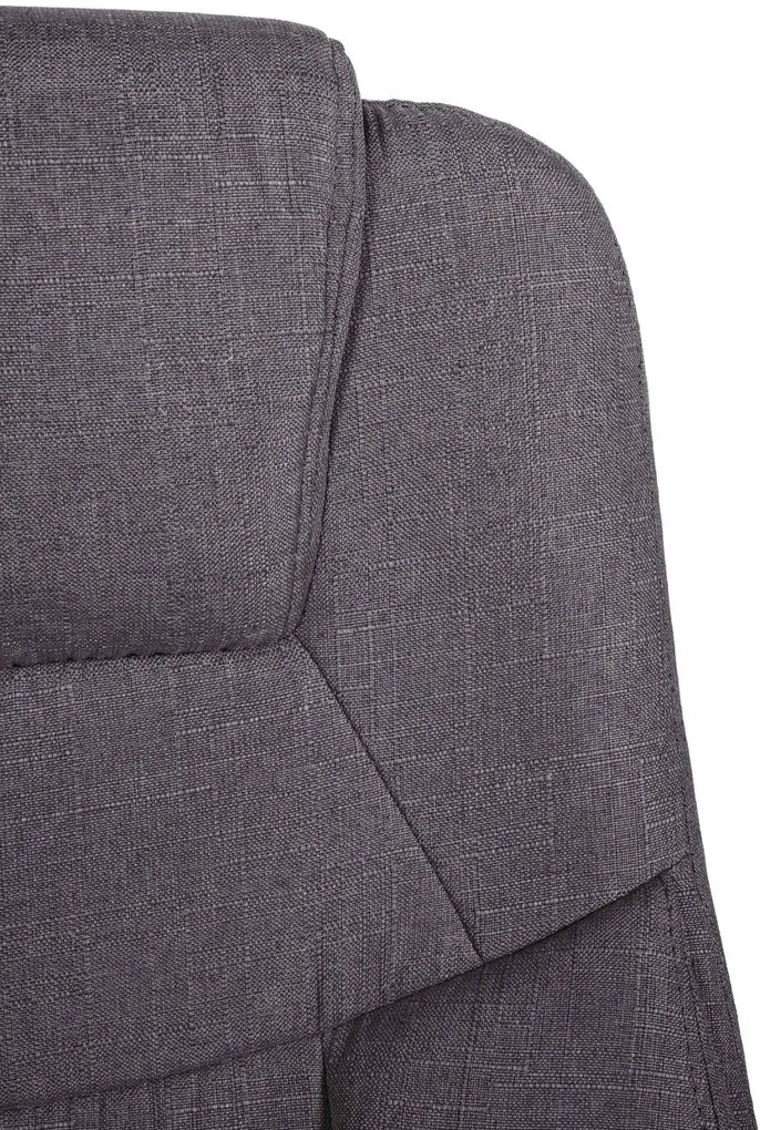 Design-Shop Kancelárska XXL stolička Apol látka - Sivá