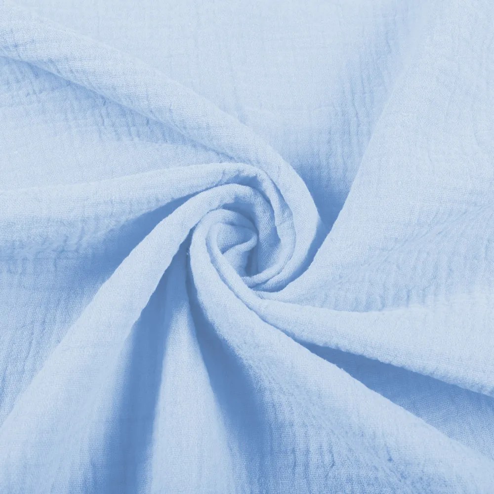 Biante Mušelínová plienka/dečka MSN-054 Bledo modrá 100x100 cm