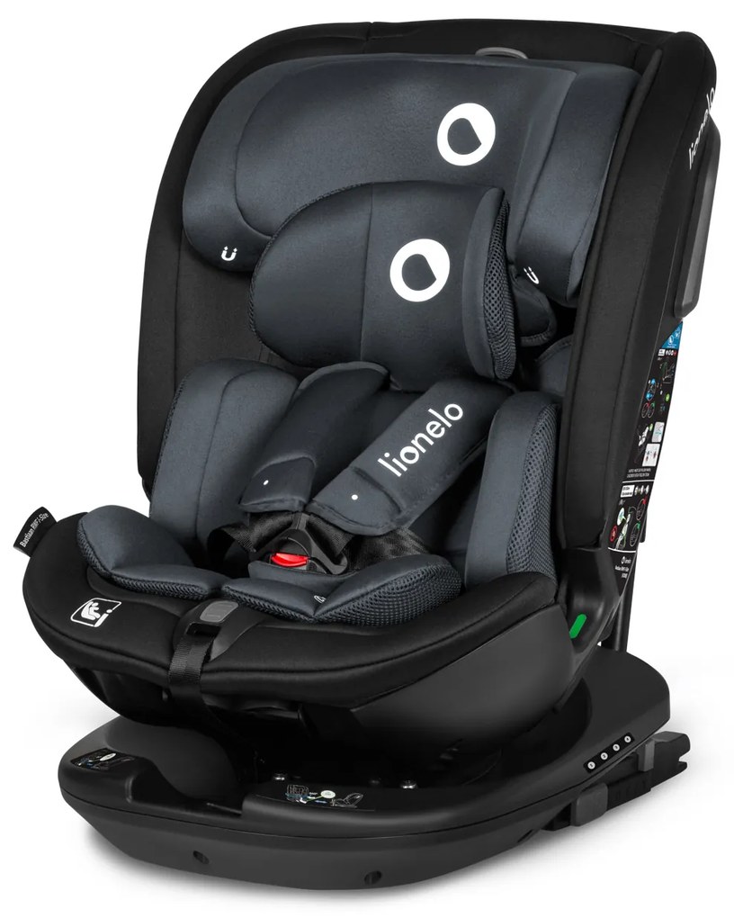 Autosedačka Lionelo Bastiaan RWF i-size 40-150 cm 0-36 KG Farba: Black Carbon