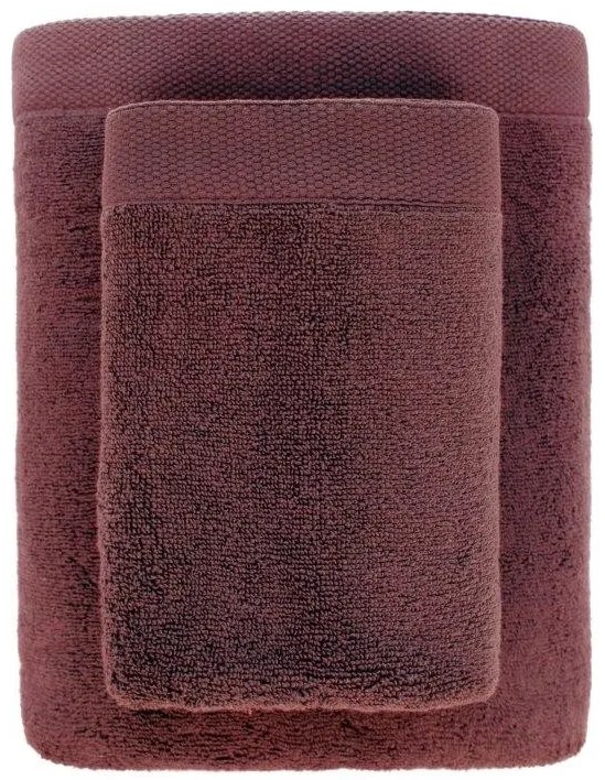 Bavlněný froté ručník MISTY 70x140 cm hnědý