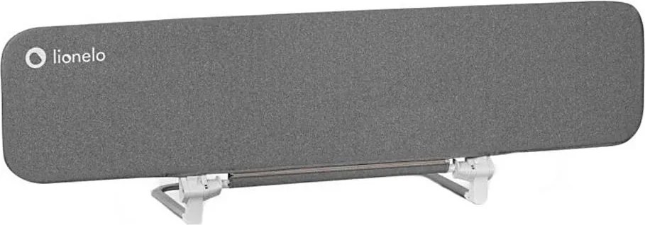 Lionelo - Bezpečnostná zábrana na posteľ LORA XL tmavosivá