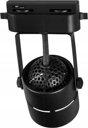 BERGE LED bodový reflektor pre žiarovku GU10, pohyblivý - čierny