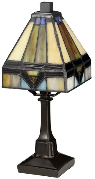 Elstead QZ-HOLMES-TL - Stolová lampa Tiffany HOLMES 1xE14/25W/230V