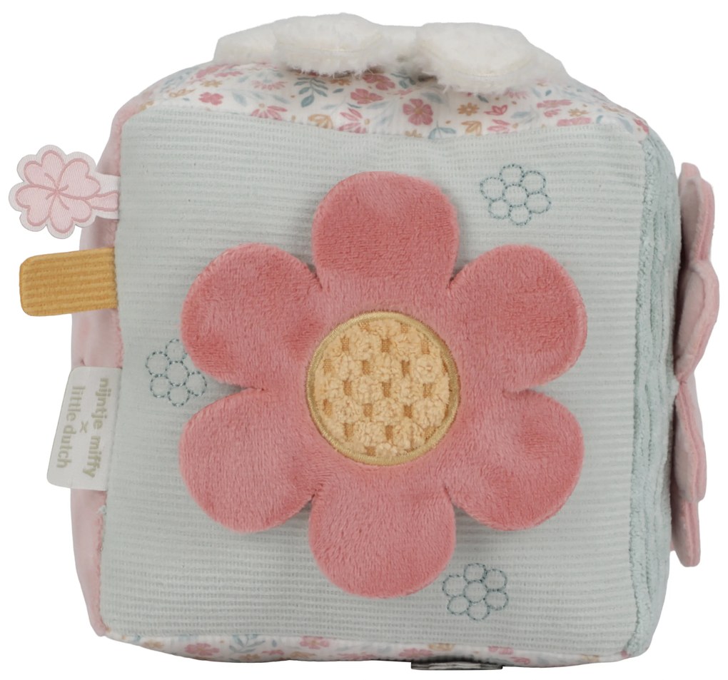 Kocka textilna králiček Miffy Lucky Blossom