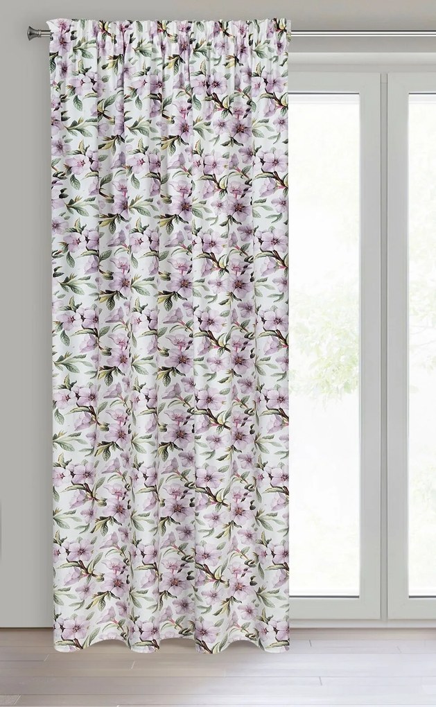 ZATEMŇOVACÍ ZÁVES NA PÁSKE ARLETA 140X270 CM VZOROVANÁ