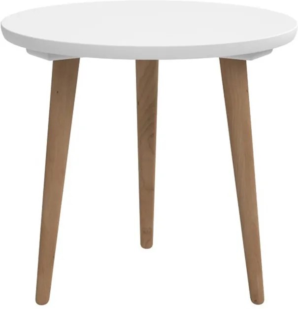 Odkladací stolík Tafel, 45 cm, biela