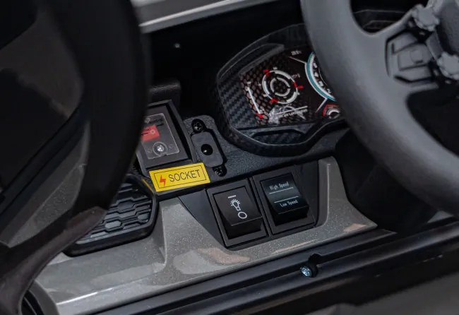 Elektrické autíčko Lamborghini Revuelto XL STRONG sivé