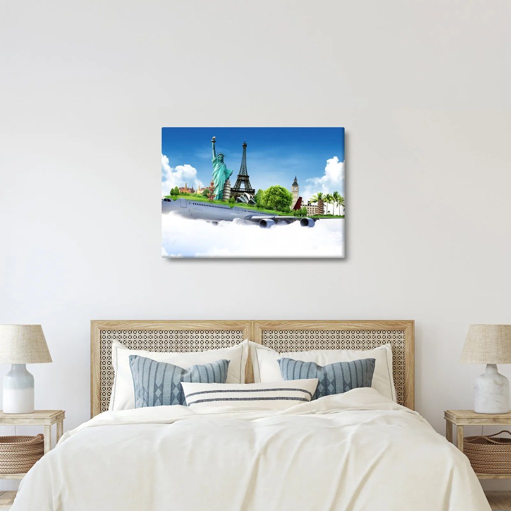 Obraz - Cesta okolo sveta (70x50 cm)