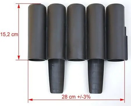 Zahradní palisáda kolíková Teracota 2,8 m,