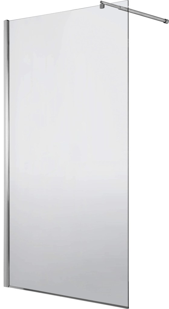 Deante Abelia, Walk-in sprchová zástena 90cm, výška 200cm, 8mm číre sklo s EasyClean, chrómový profil, KTA_039P