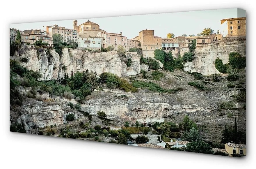 Obraz na plátne Španielsko Obec stromy 100x50 cm
