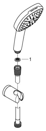 GROHE 26176001 - Sprchová súprava VITALIO COMFORT 110 110 mm lesklý chróm