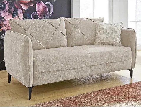 Dvojsedák Novara, béžová látka%