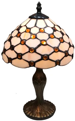 Tiffany nočná lampa vitráž HIVE Prezent 67 vzor 7