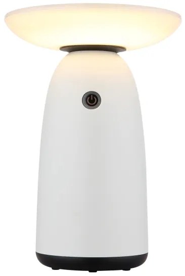 Globo 36625W - LED Stmievateľná solárna dotyková lampa LED/10W/230V IP54 biela