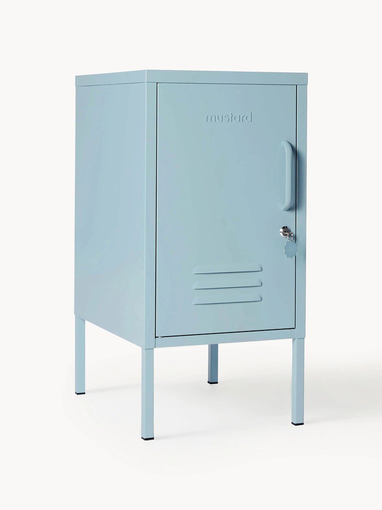 Ľavostranný kovový nočný stolík The Shorty