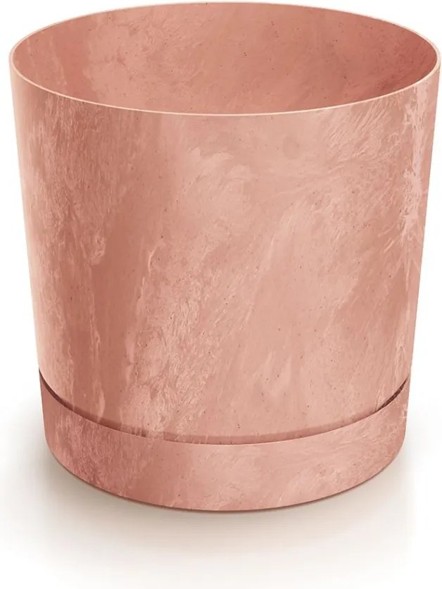 Kvetináč TUBOS P betónový efekt terakota