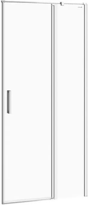 CERSANIT - Kyvné dveře s pevným polem MODUO 90x195, pravé, čiré sklo (S162-006)