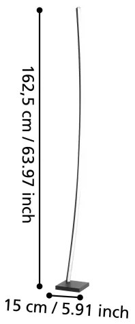 Eglo 99715 - LED Stojacia lampa PICACHA LED/25,7W/230V