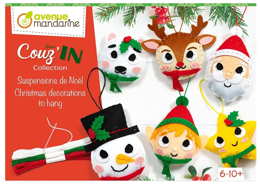 Kreatívna súprava šitia – vianočné ozdoby