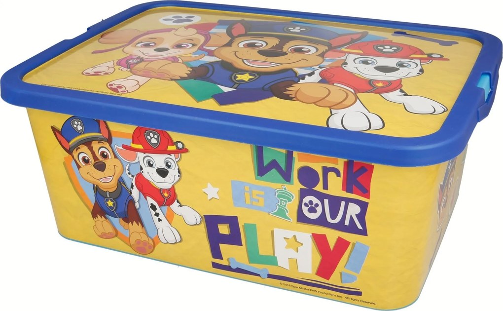 STOR Úložný box 13 l Tlapková patrola