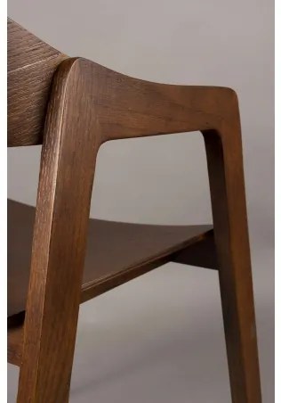 DUTCHBONE WESTLAKE stolička Hnedá