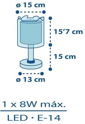 Dalber D-76111 - Detská lampička MY LITTLE JUNGLE 1xE14/8W/230V