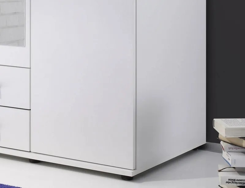 Šatníková skriňa Karl, biela