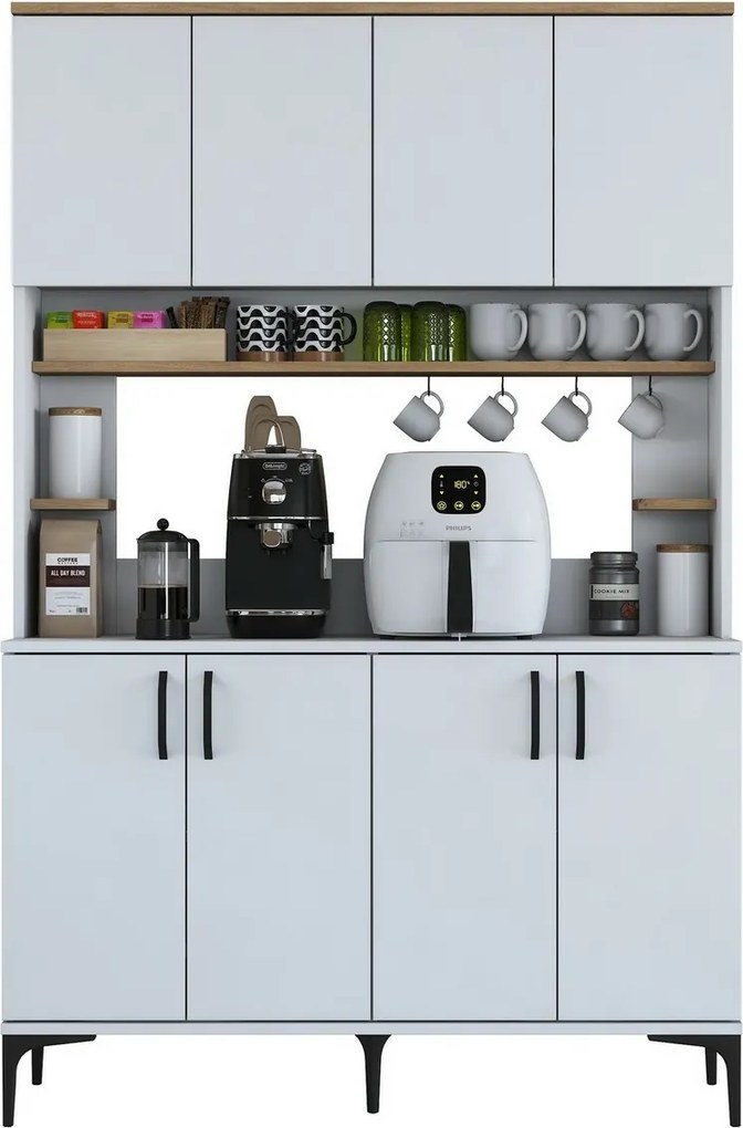 Skriňa Javy Walnut and White